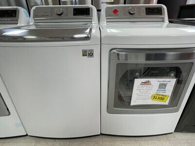 LG WT7880HWA/DLEX7800WE Washer / Dryer Set
