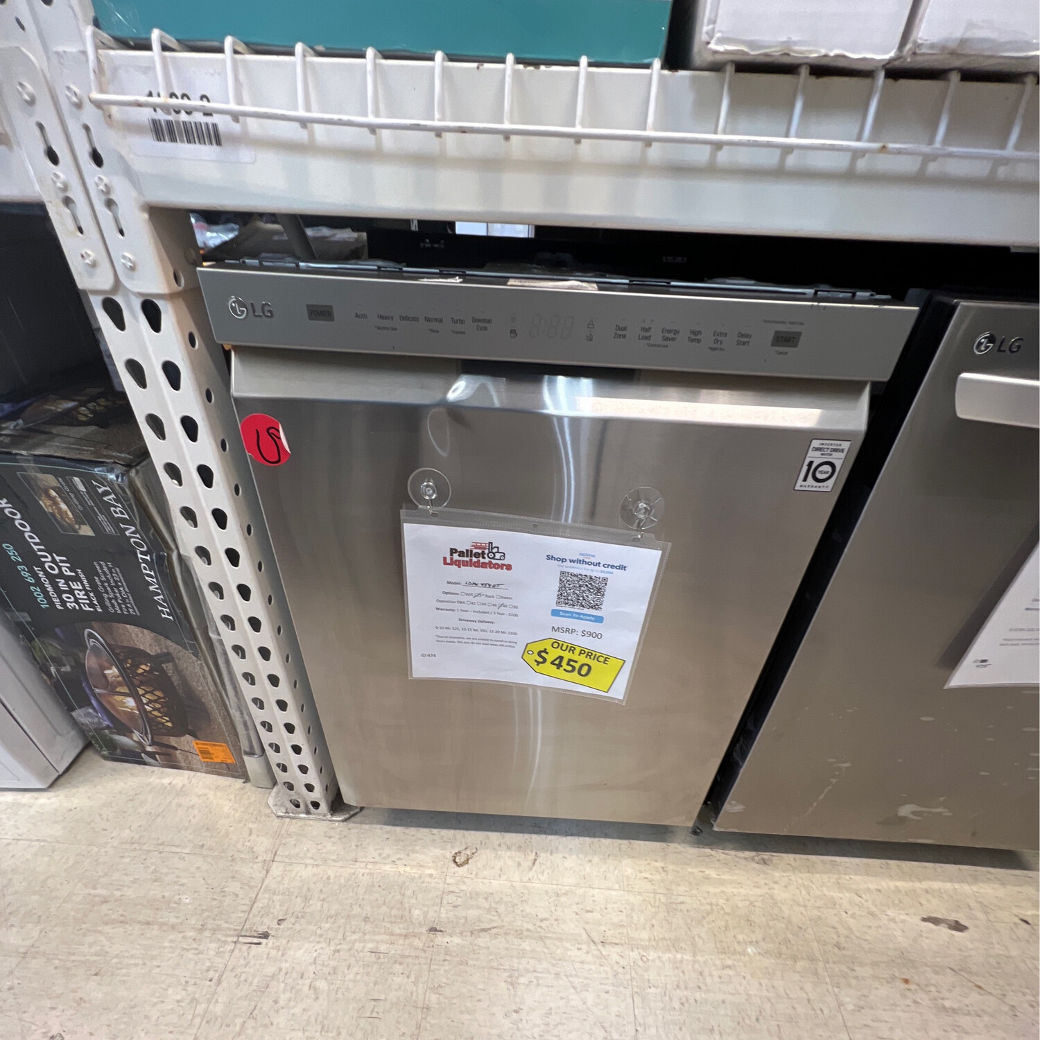 LG LDFN454HT Dishwasher