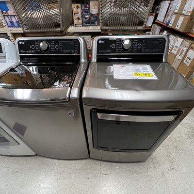 LG WT7800CV/DLGX7801VE Washer & Dryer Set