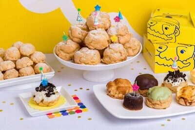 World&#39;s Famous Everyday Cream Puffs, Pick a shell and pick a filling