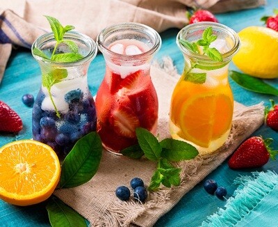 All Natural Fruit Flavored Teas (No HFCS)