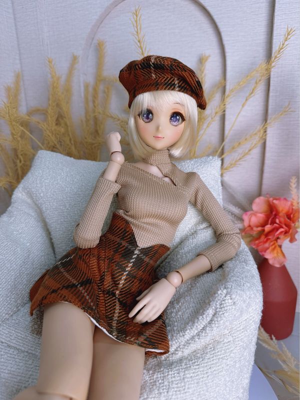 Smartdoll Plaid  Autumn Outfit SET