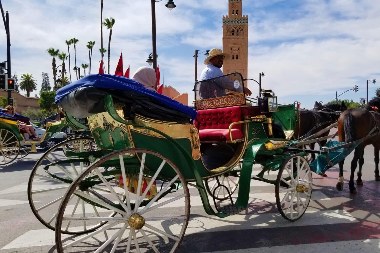 Une belle et diverssante balade de calèche de 2 heures à marrakech