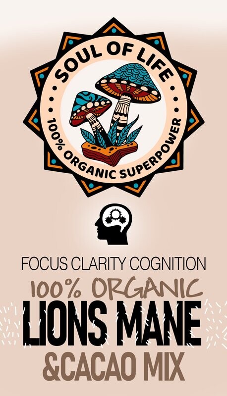 Lions Mane Mushroom Extract & Cacao Mix