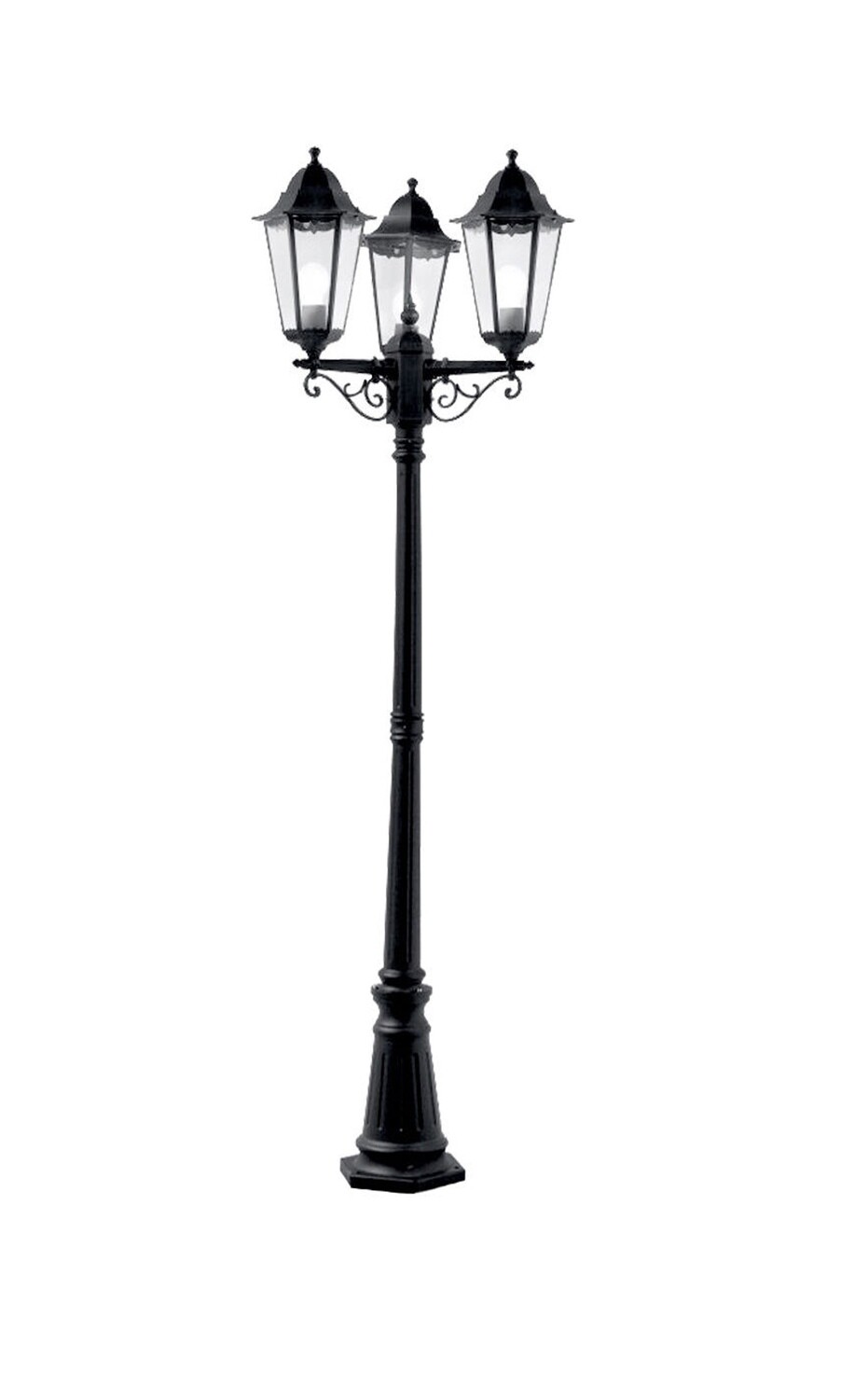 Snow Covered Lamp Posts