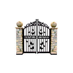 Butterfly stone gateway