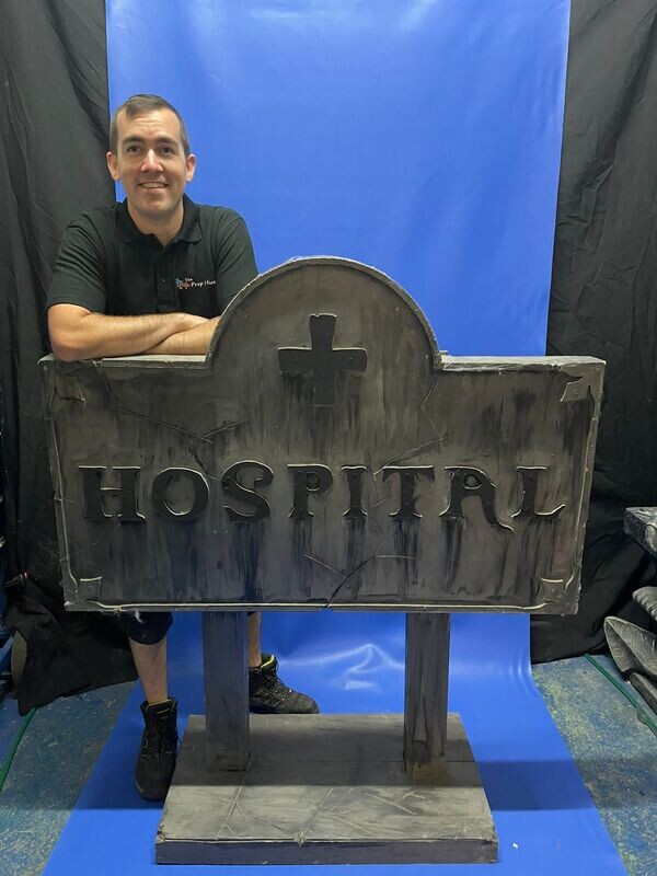 Hospital Asylum Sign