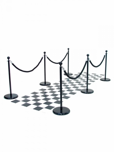 Rope and Pole Checker Walkway