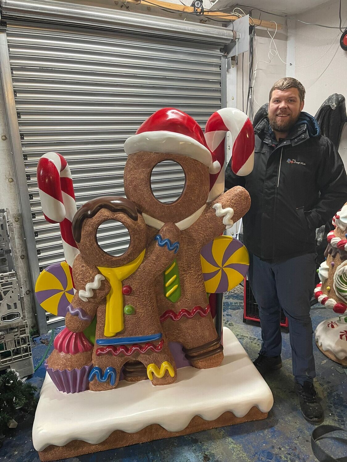 Gingerbread Face Cut Out