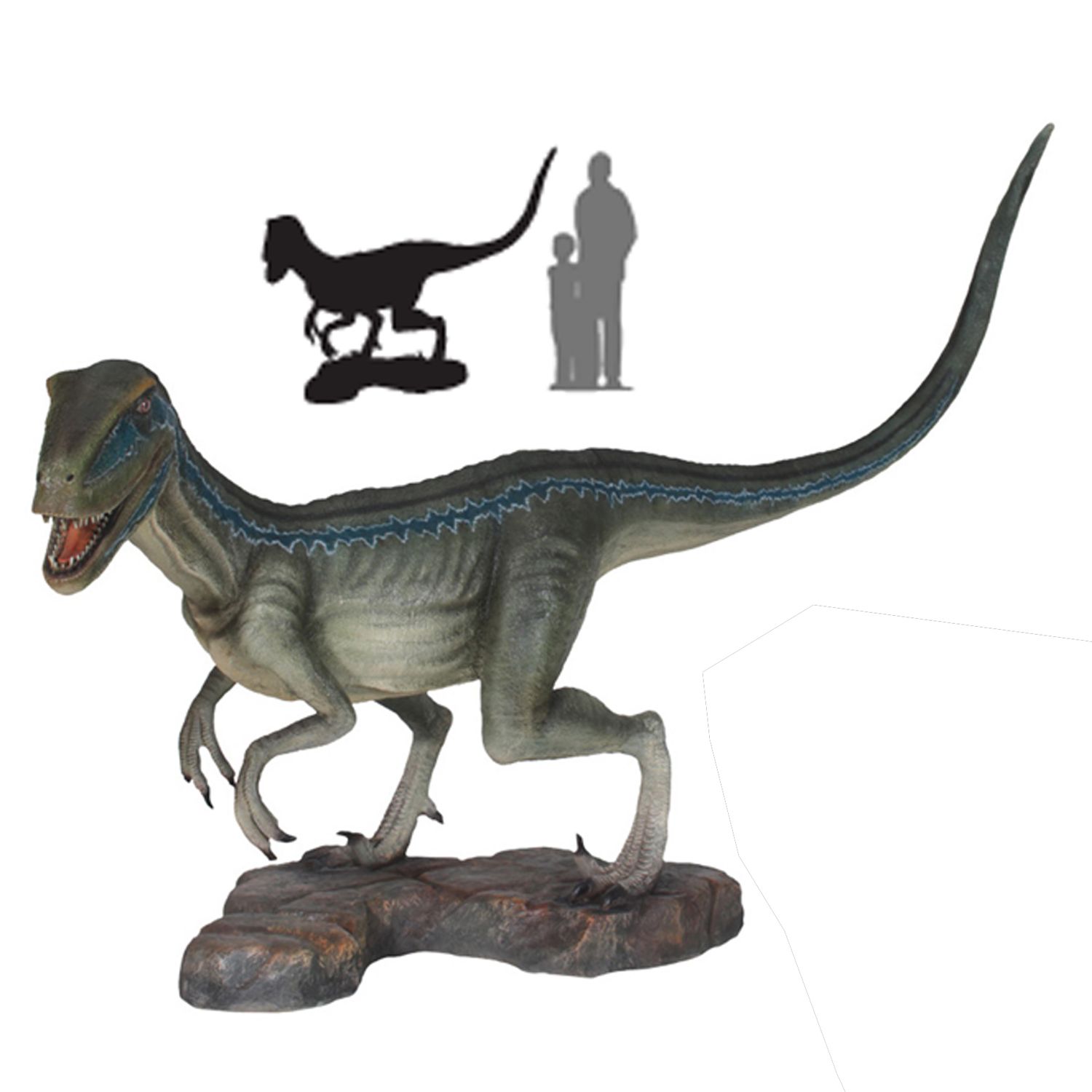 Dinosaur - Blue Velociraptor