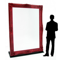 Large Coloured Mirror Frame