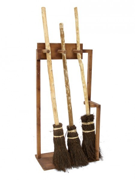 Rack of Brooms