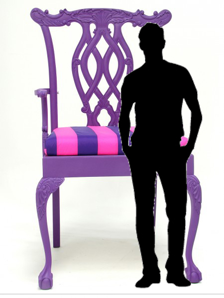 Giant Purple Chair