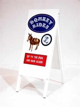 Donkey Ride Sign