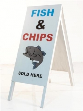 Fish and Chips Sign