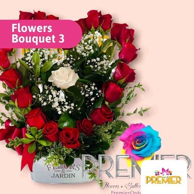 Heart Shaped Roses bouquet/ Arreglo de Rosas Forma Corazon
