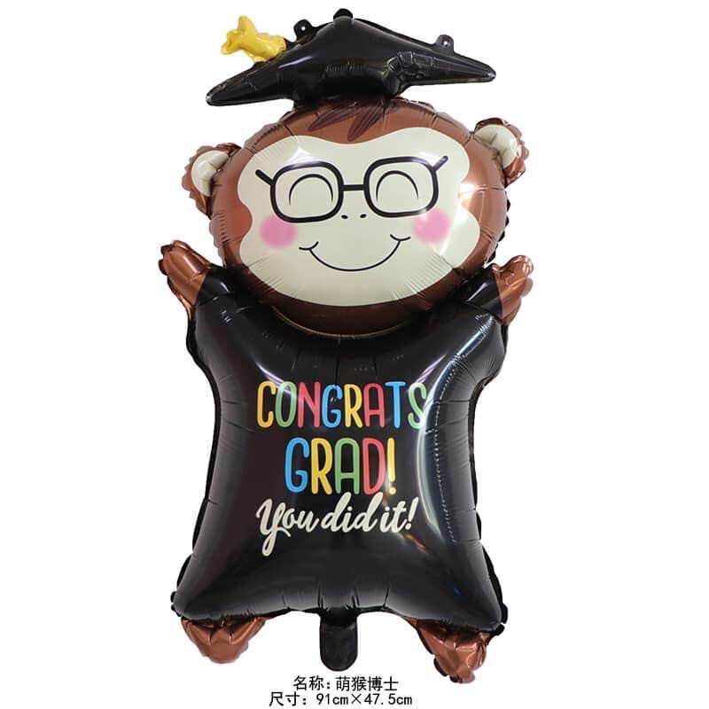 Graduation one piece with helium