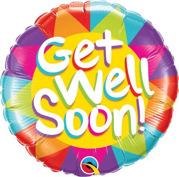 Get well soon millar balloon 