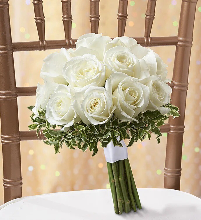 All White Petite Bouquet