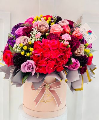Flower box, arrangement for mom