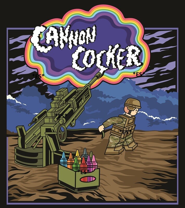 Cannon Cocker Stickers &amp; Patches