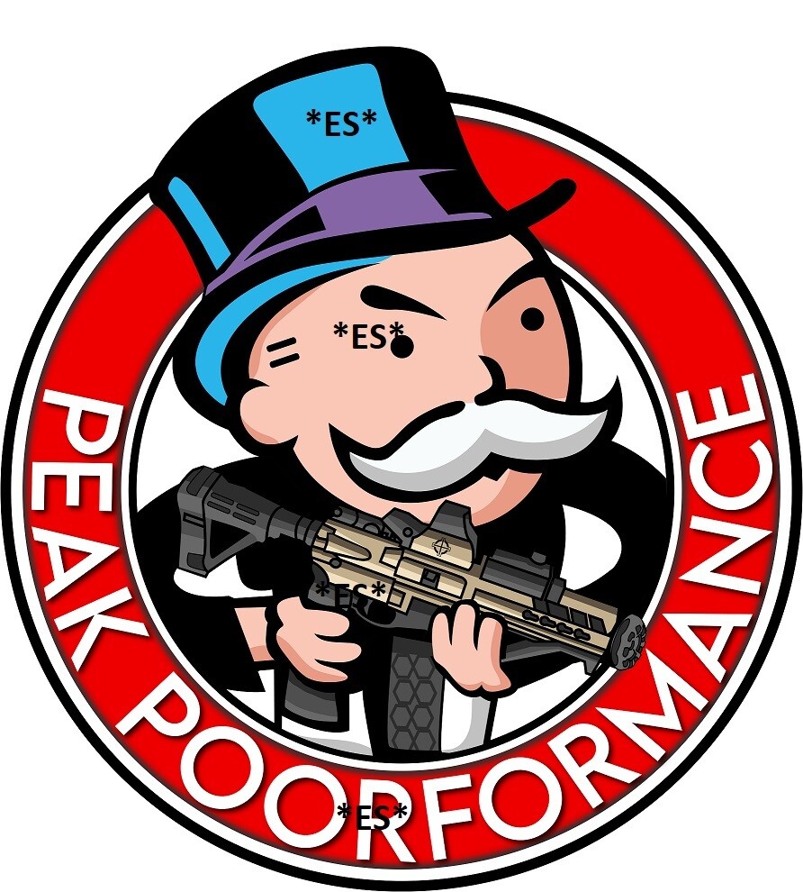 Peak Poorformance Stickers, Posters & Patches