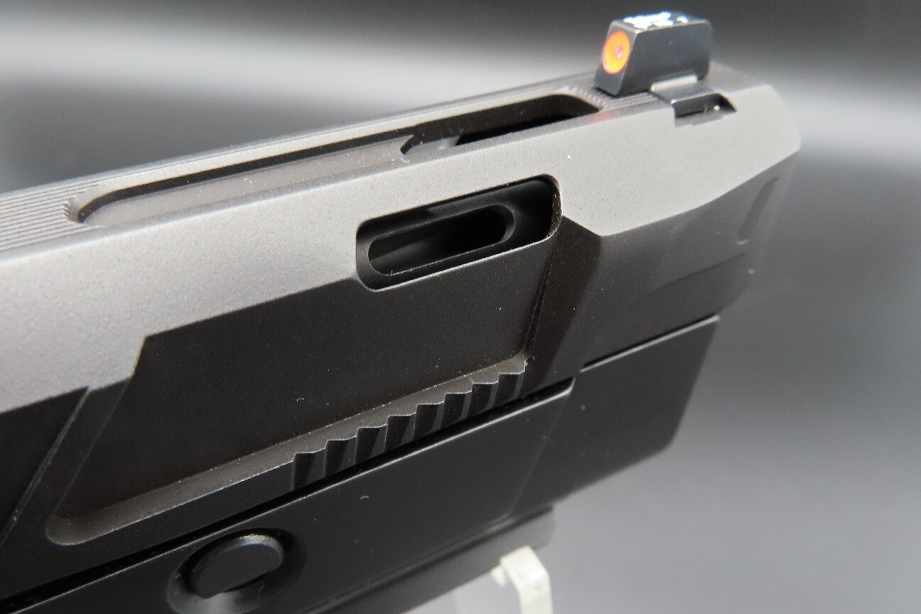 Hudson Mfg. H9 barrel porting service for Aeroknox slide equipped pistols