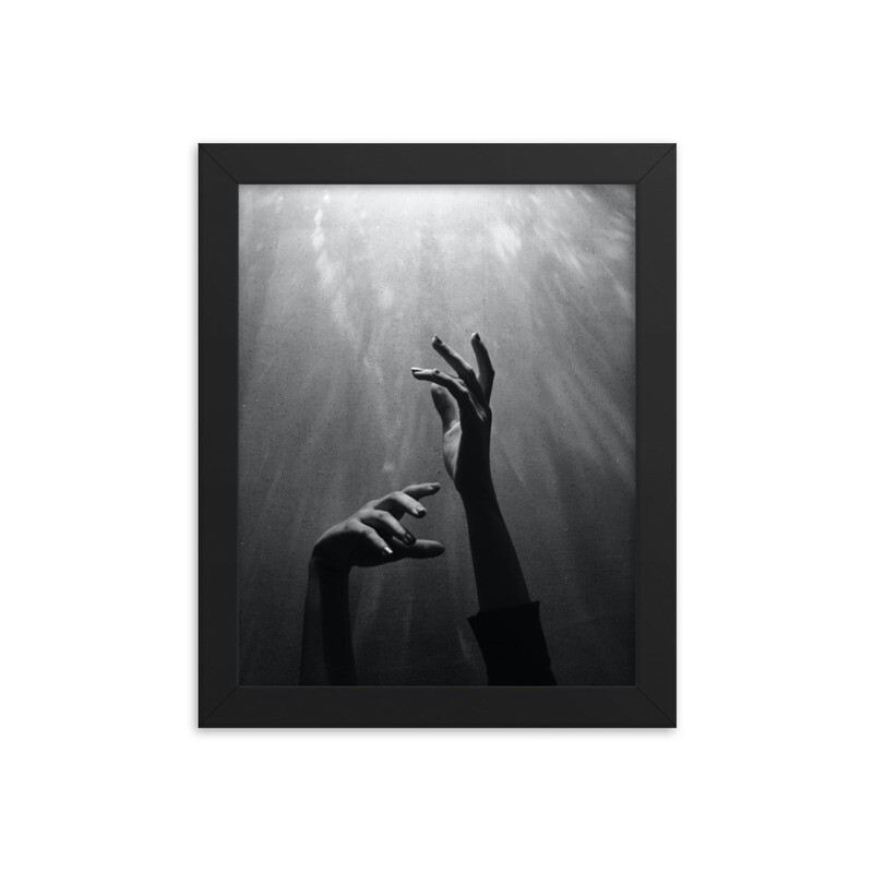 Hands Up Framed Photo