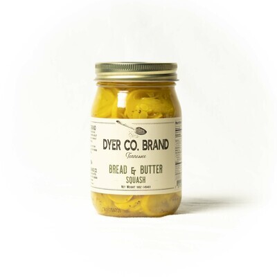 Dyer Co Brand Bread & Butter Squash