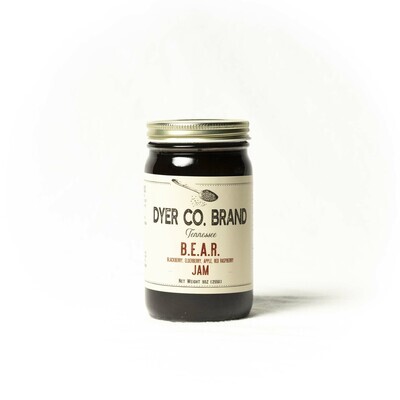 Dyer Co Brand Bear Jam  1/2 Pint
