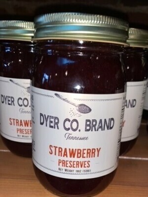 Dyer Co Brand Strawberry Preserves - 19 oz 