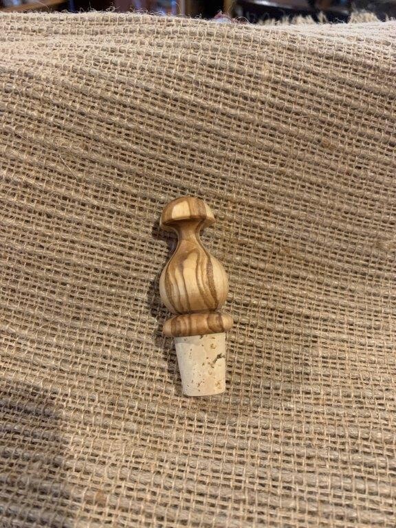 Olive Wood Bottle Stopper