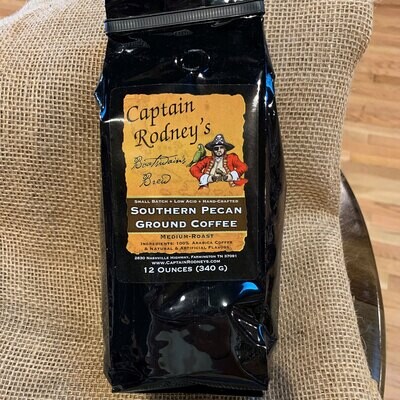 Captain Rodney's Southern Pecan Blend Coffee 12 oz