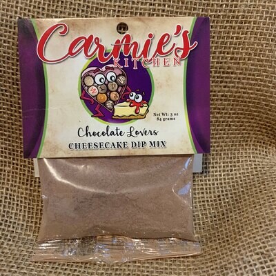Carmie's Chocolate Lover Cheesecake Dip Mix