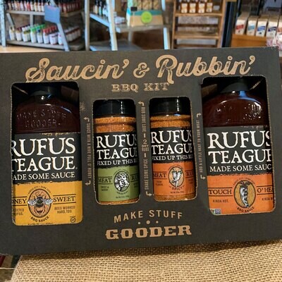 Rufus Teague Saucin' & Rubbin Kit (4 pack)