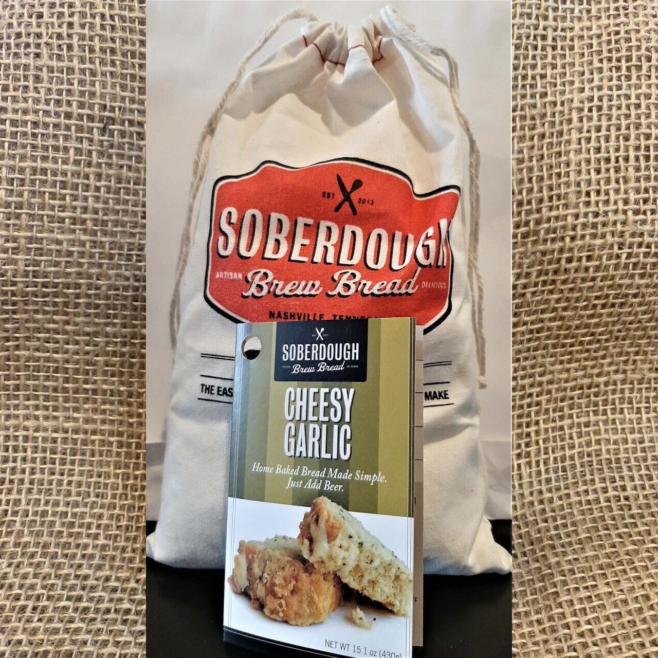 SoberDough Cheesy Garlic Bread Mix