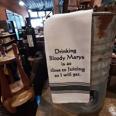 Bruce Julian Bloody Mary Towel