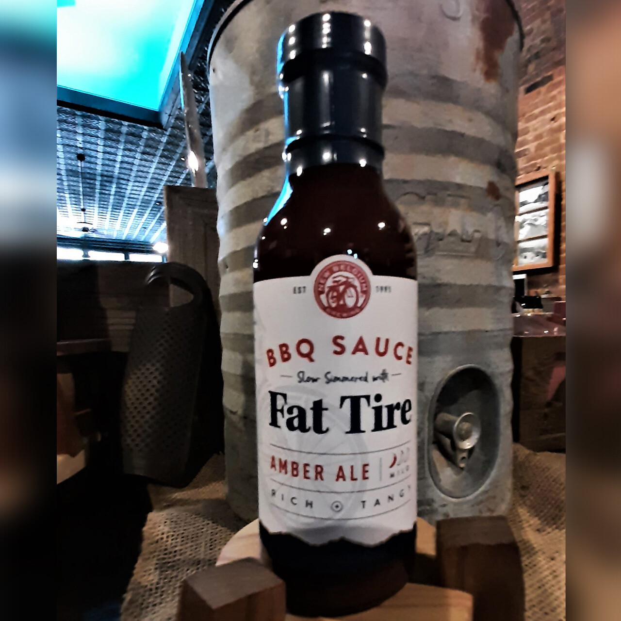 New Belgium Fat Tire BBQ Sauce 13.5 oz 