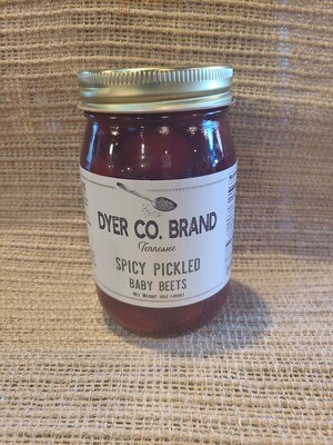 Dyer Co Brand Spicy Pickled Baby Beets 16oz