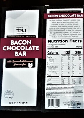 TBJ Bacon Chocolate Bars