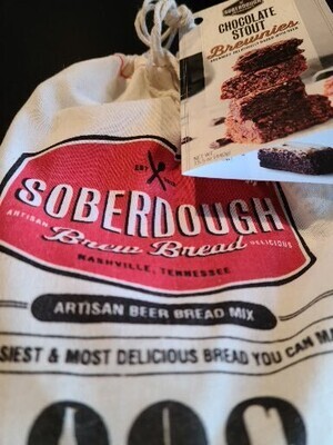 SoberDough Chocolate Stout Brewnies