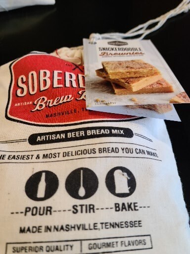 SoberDough Snickerdoodle Brownies