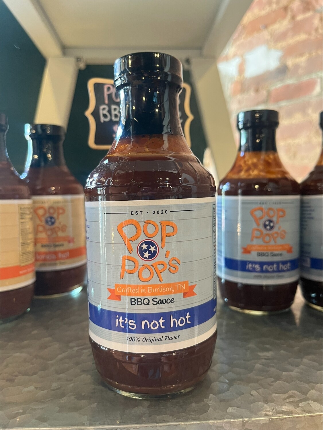 Pop Pops It's Not Hot BBQ Sauce