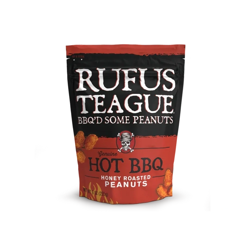 Rufus Teague Hot BBQ Honey Roasted Peanuts 3oz