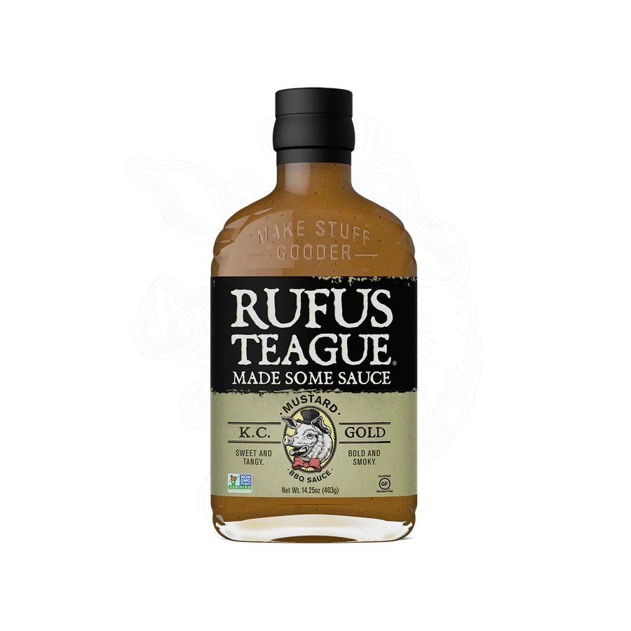 Rufus Teague KC Gold Mustard BBQ Sauce 14.25oz
