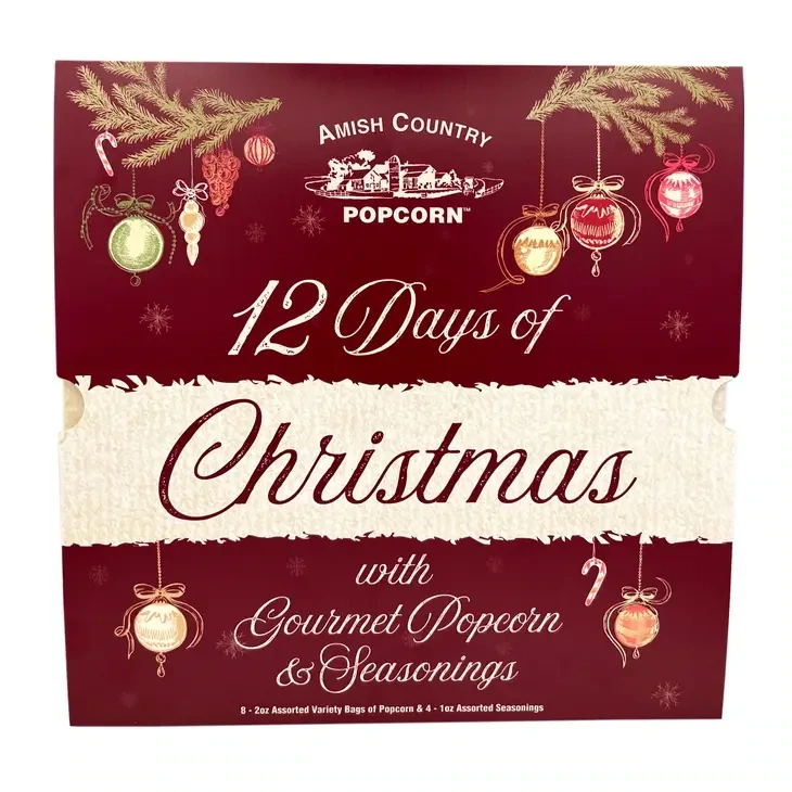 Amish Country Popcorn Advent Calendar Store Mustard Company Store