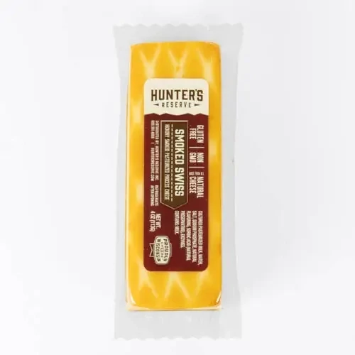 Hunter's Reserve Smoked Swiss 4oz Cheese Bar, Shelf Stable