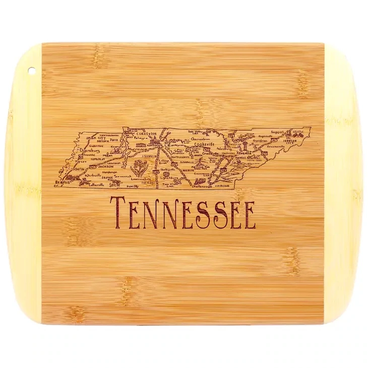 A Slice of Life Tennessee 11" Square Cutting & Serving Board