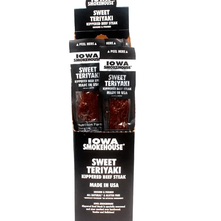 Iowa Smokehouse Kippered Beef Sweet Teriyaki