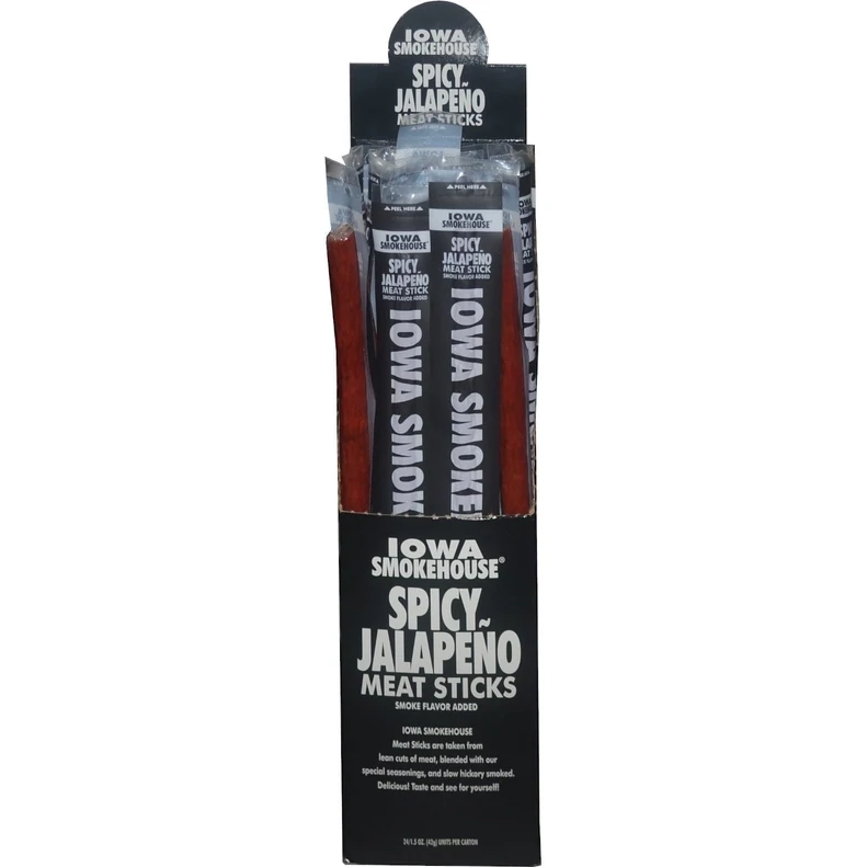 Iowa Smokehouse Spicy Jalapeno Meat Sticks